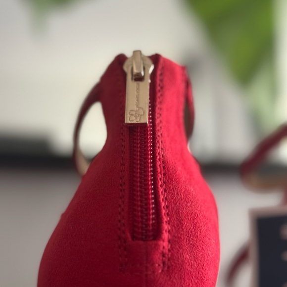 Red High Heels Jessica Simpson New - Picture 9 of 9